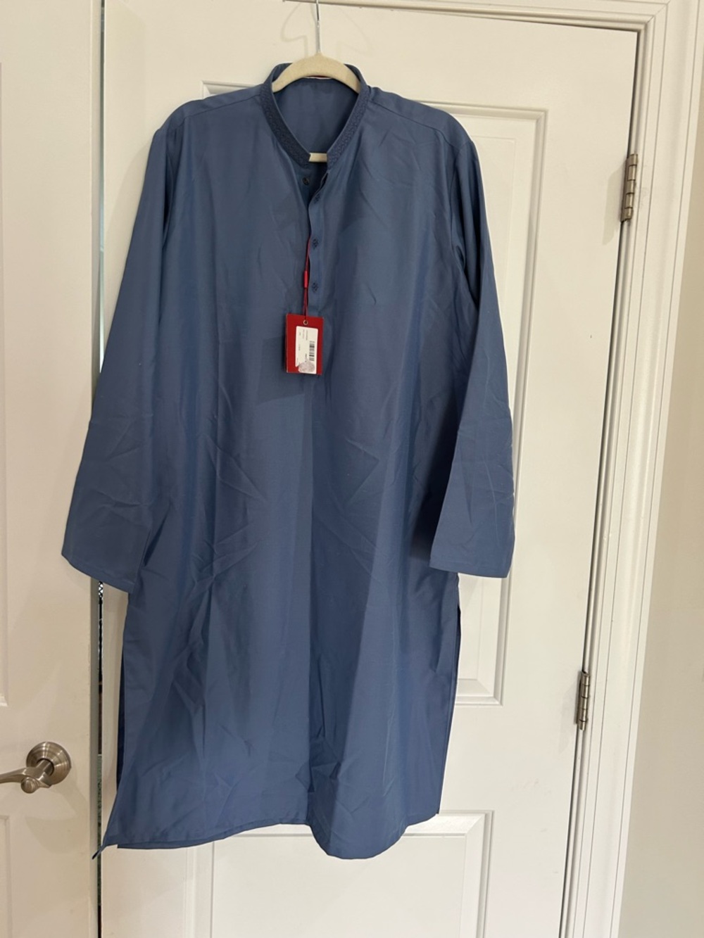 Light Blue Long Sleeve Kurta Tunic